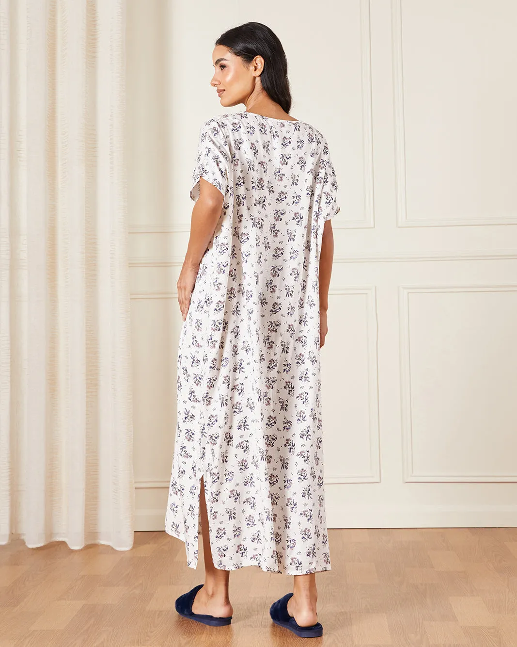 Women White Printed Nightgown sold by Redtag product image thumbnail 3
