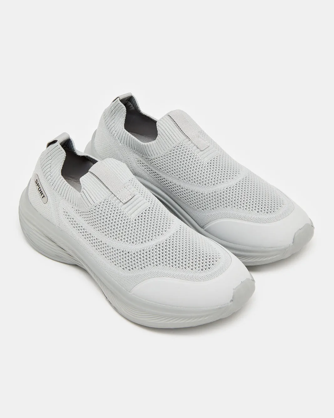 Men Grey Slip On Sneakers sold by Redtag product image thumbnail 2