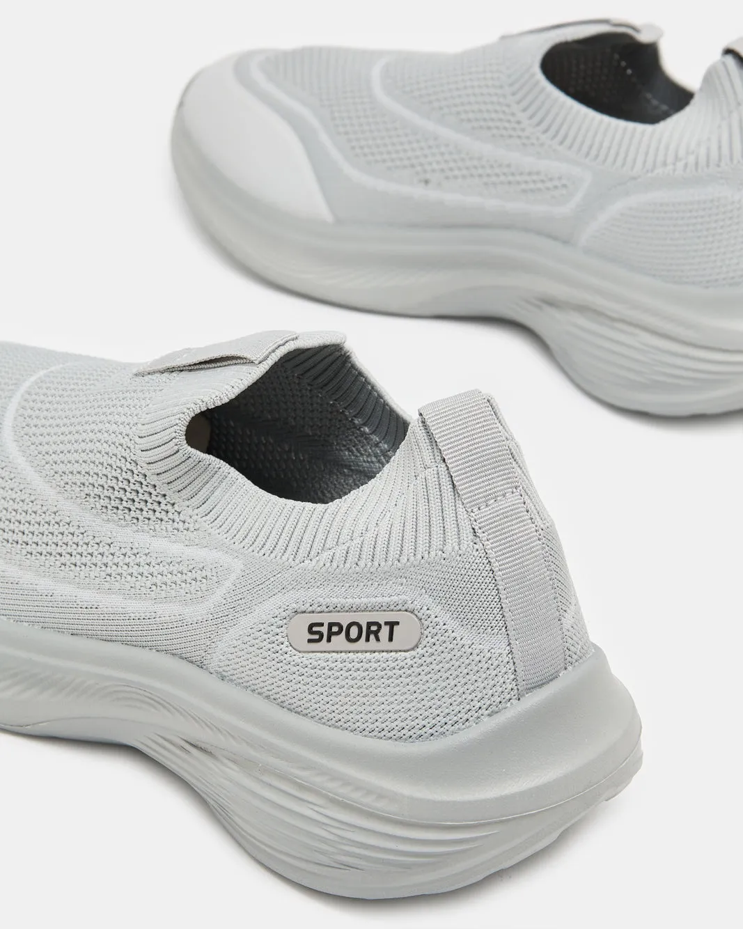 Men Grey Slip On Sneakers sold by Redtag product image thumbnail 4