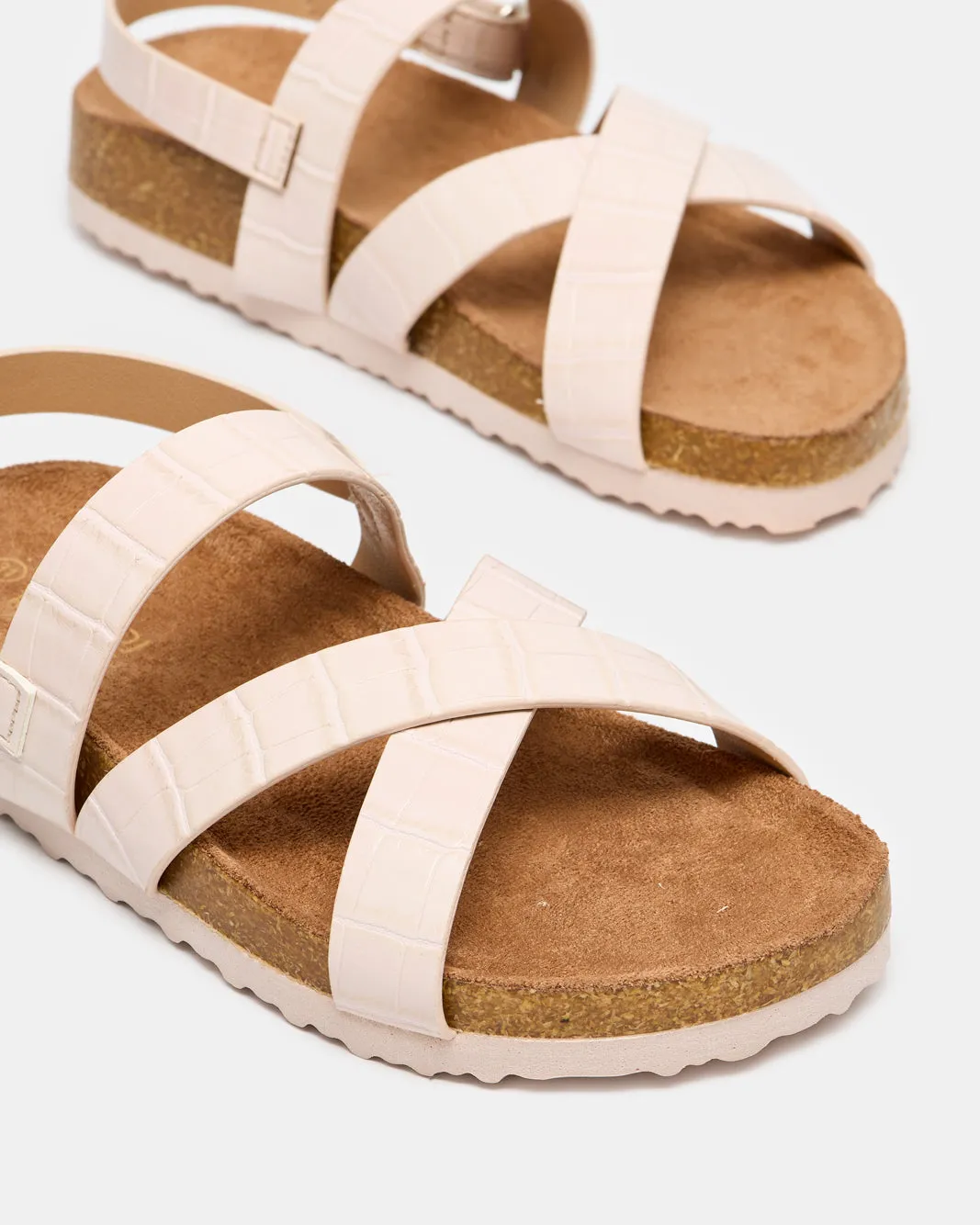 Girls Beige Strap Sandal sold by Redtag product image thumbnail 4