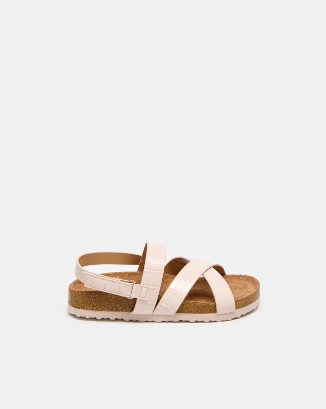 Girls Beige Strap Sandal sold by Redtag
