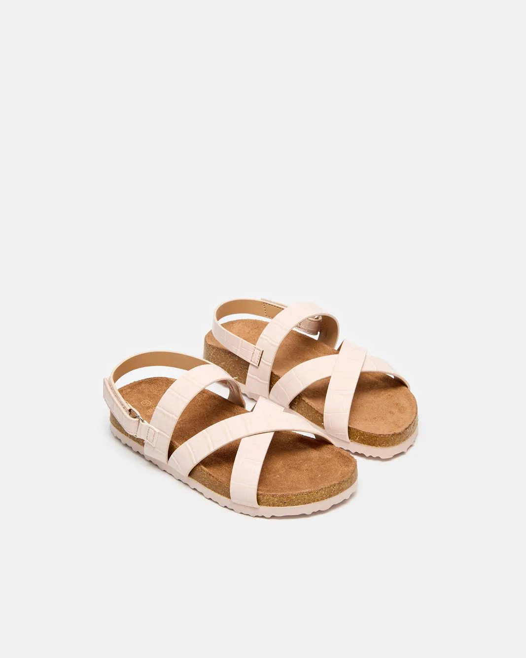 Girls Beige Strap Sandal sold by Redtag product image thumbnail 2