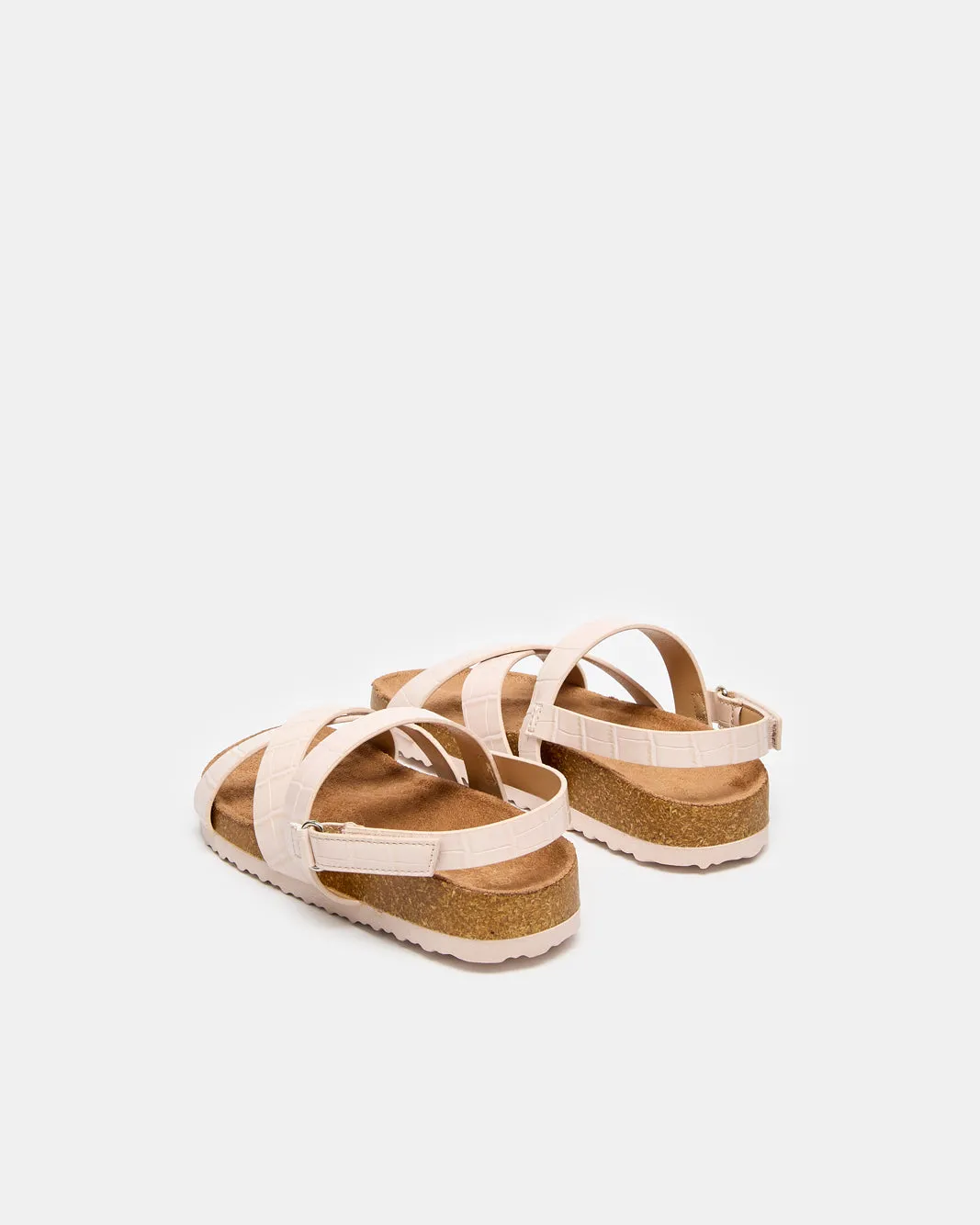Girls Beige Strap Sandal sold by Redtag product image thumbnail 3