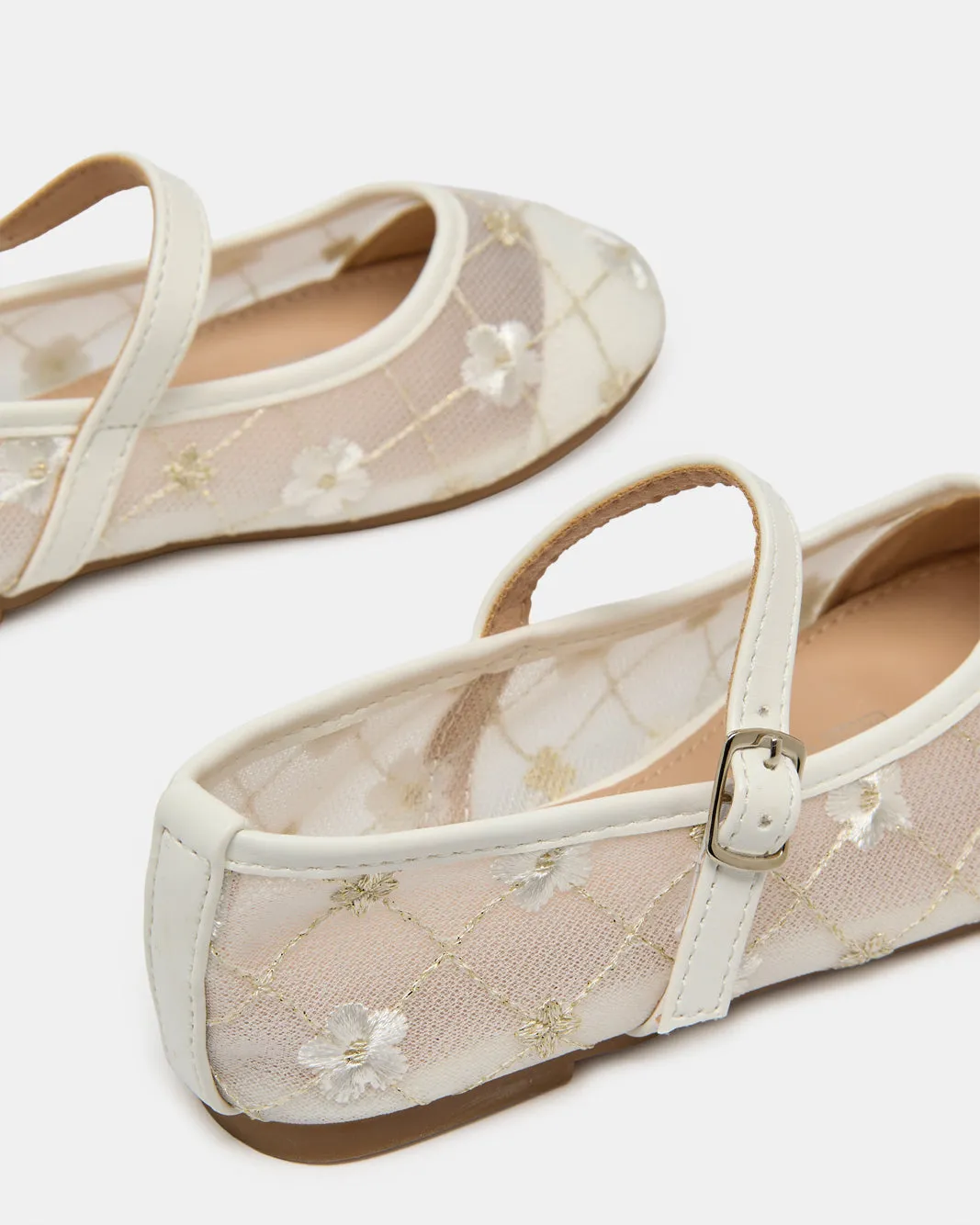 Senior Girls White Floral Embellished Ballerina sold by Redtag product image thumbnail 4