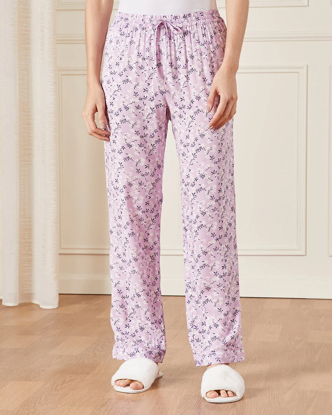 Women Lilac Collared Pyjama Set (2 Piece) sold by Redtag product image thumbnail 3
