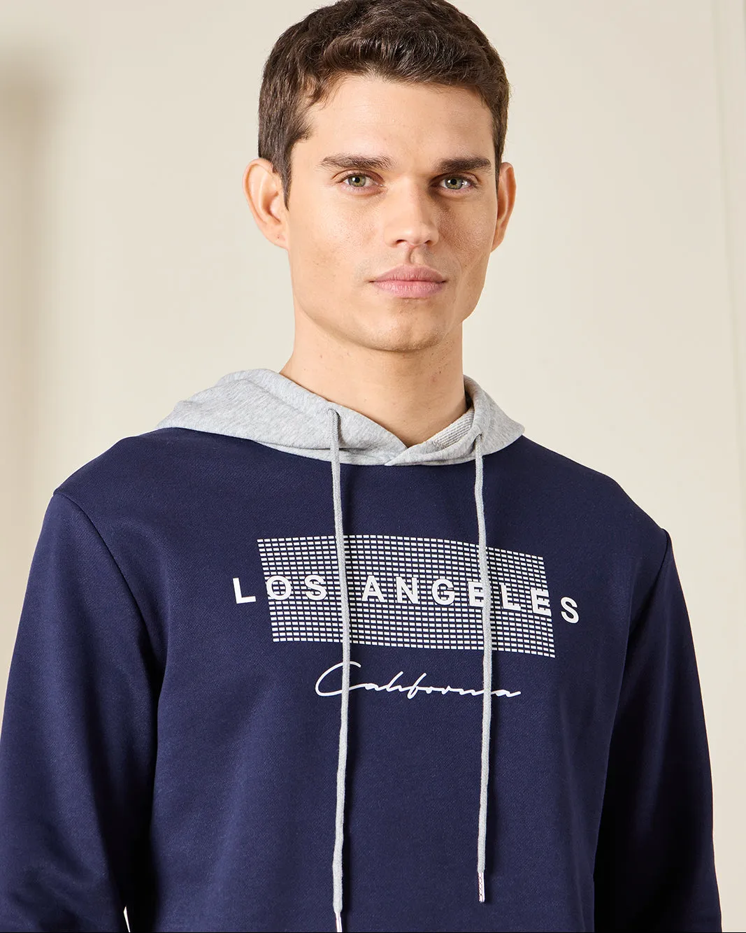 Men Blue Printed Sweatshirt sold by Redtag product image thumbnail 4