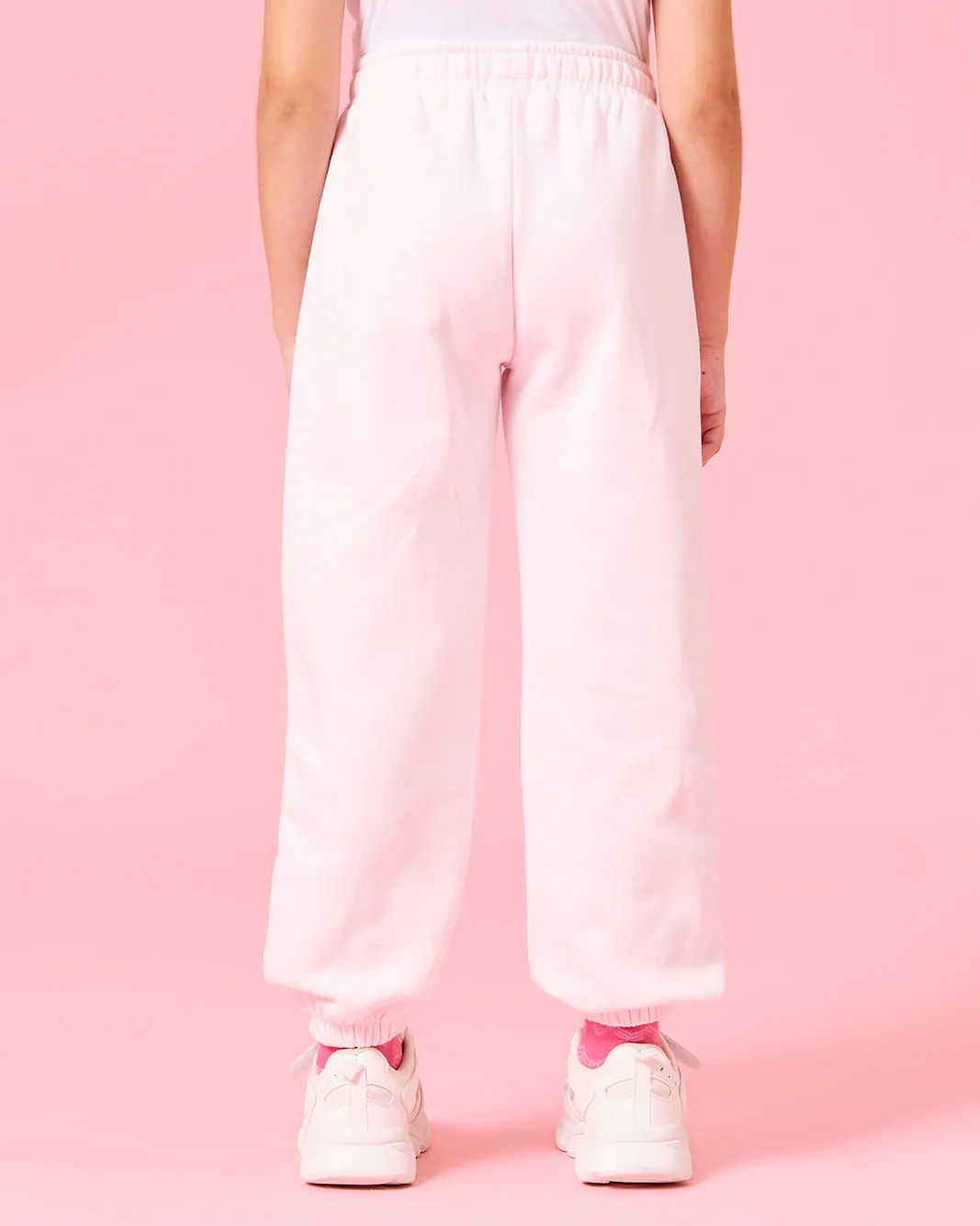 Girls Pink Cherry Placement Print Active Track Pants sold by Redtag product image thumbnail 3