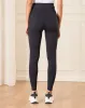 Women Black Ribbed Active Leggings sold by Redtag