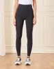 Women Black Ribbed Active Leggings sold by Redtag