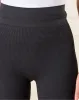 Women Black Ribbed Active Leggings sold by Redtag