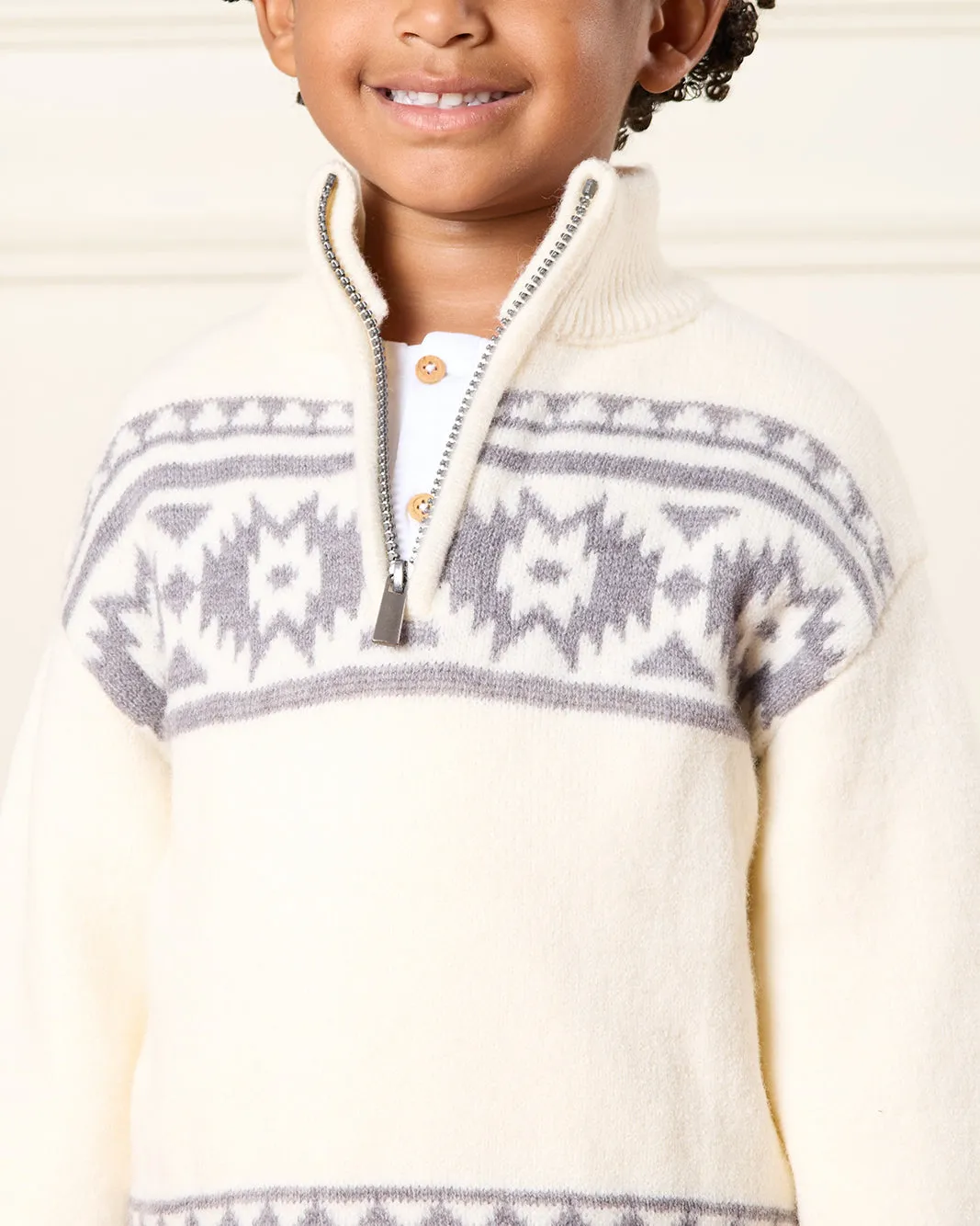 Boys White Printed Jumper sold by Redtag product image thumbnail 4