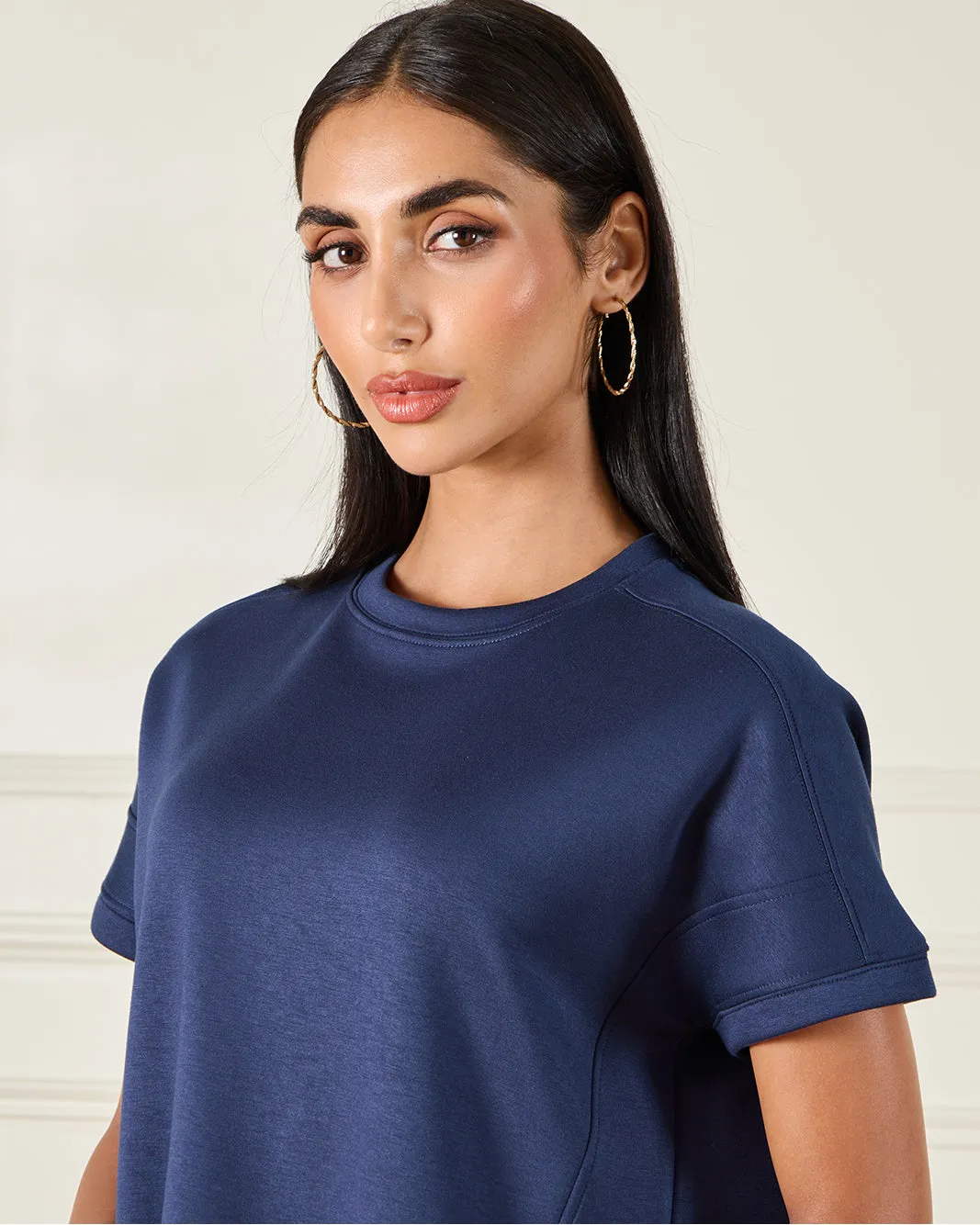 Women Navy Pain Active T-Shirt sold by Redtag product image thumbnail 4