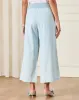 Women Blue Cullote With Elasticated Waistband sold by Redtag