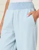 Women Blue Cullote With Elasticated Waistband sold by Redtag