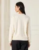 Women Ivory Palm Printed Sweatshirt sold by Redtag