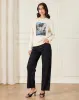 Women Ivory Palm Printed Sweatshirt sold by Redtag