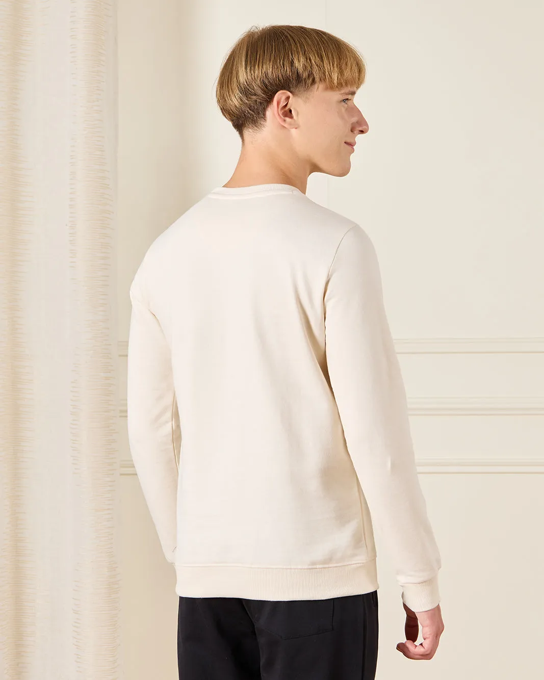 Senior Boys Cream Anime Print Sweatshirt sold by Redtag product image thumbnail 3