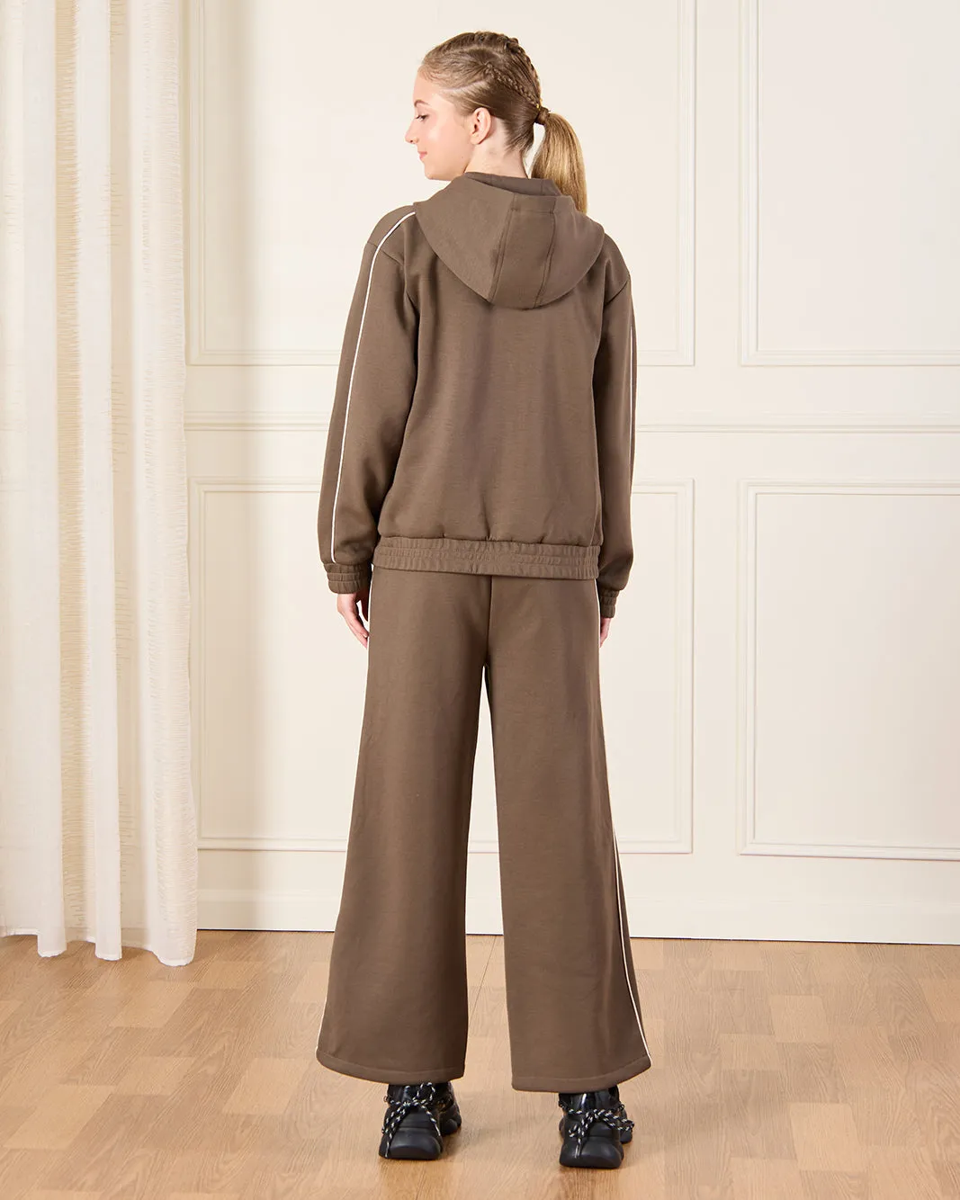 Senior Girls Brown Jogger Set (2 Piece) sold by Redtag product image thumbnail 4