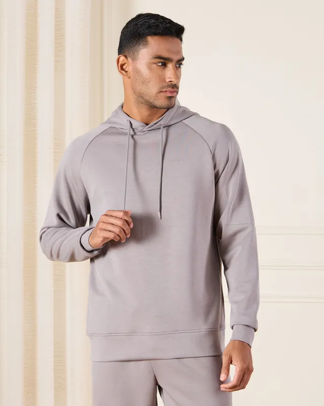 Men Beige Hooded Lounge Sweatshirt sold by Redtag