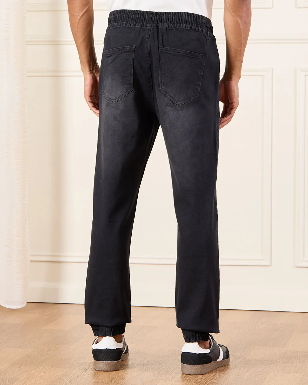 Men Beige Back Print T-Shirt sold by Redtag product image thumbnail 3