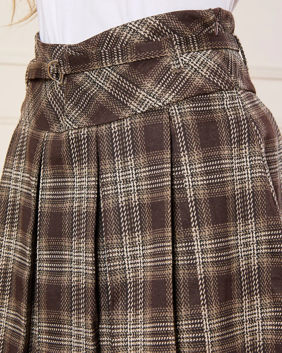 Senior Girls Multicolour Plaid Pleated Skirt sold by Redtag product image thumbnail 4