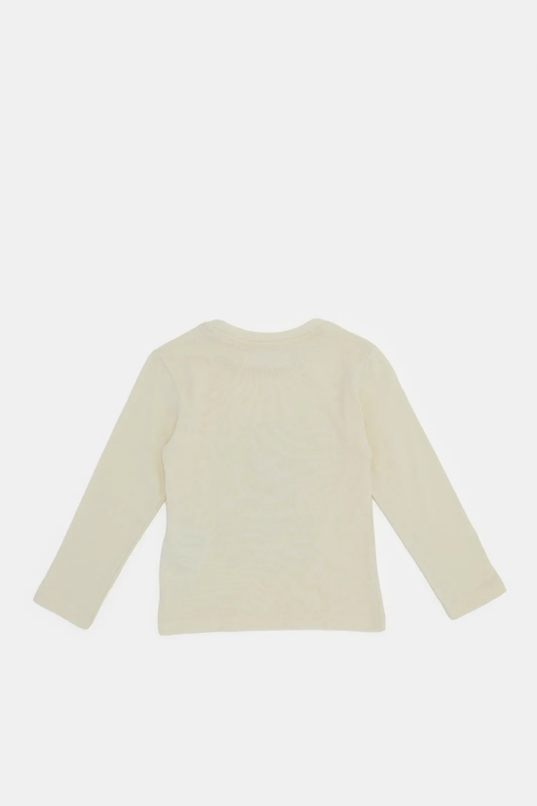 Infant Boys Cream Printed Long Sleeves T-Shirt sold by Redtag product image thumbnail 4