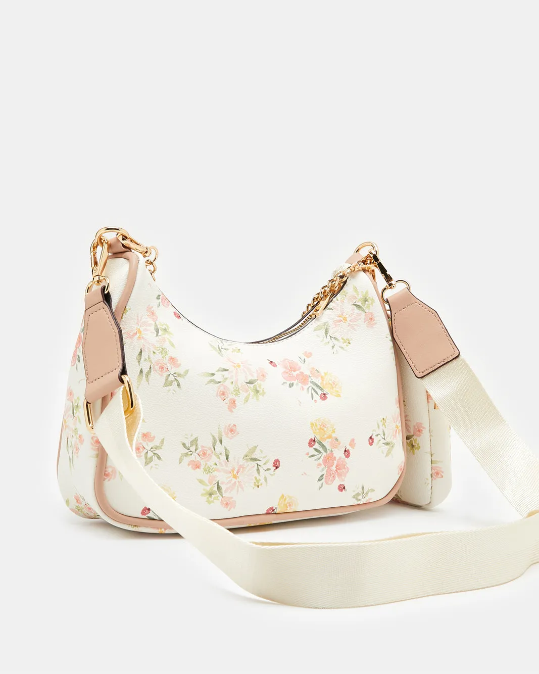 Women White Printed Crossbody Bag With Pouch sold by Redtag product image thumbnail 3