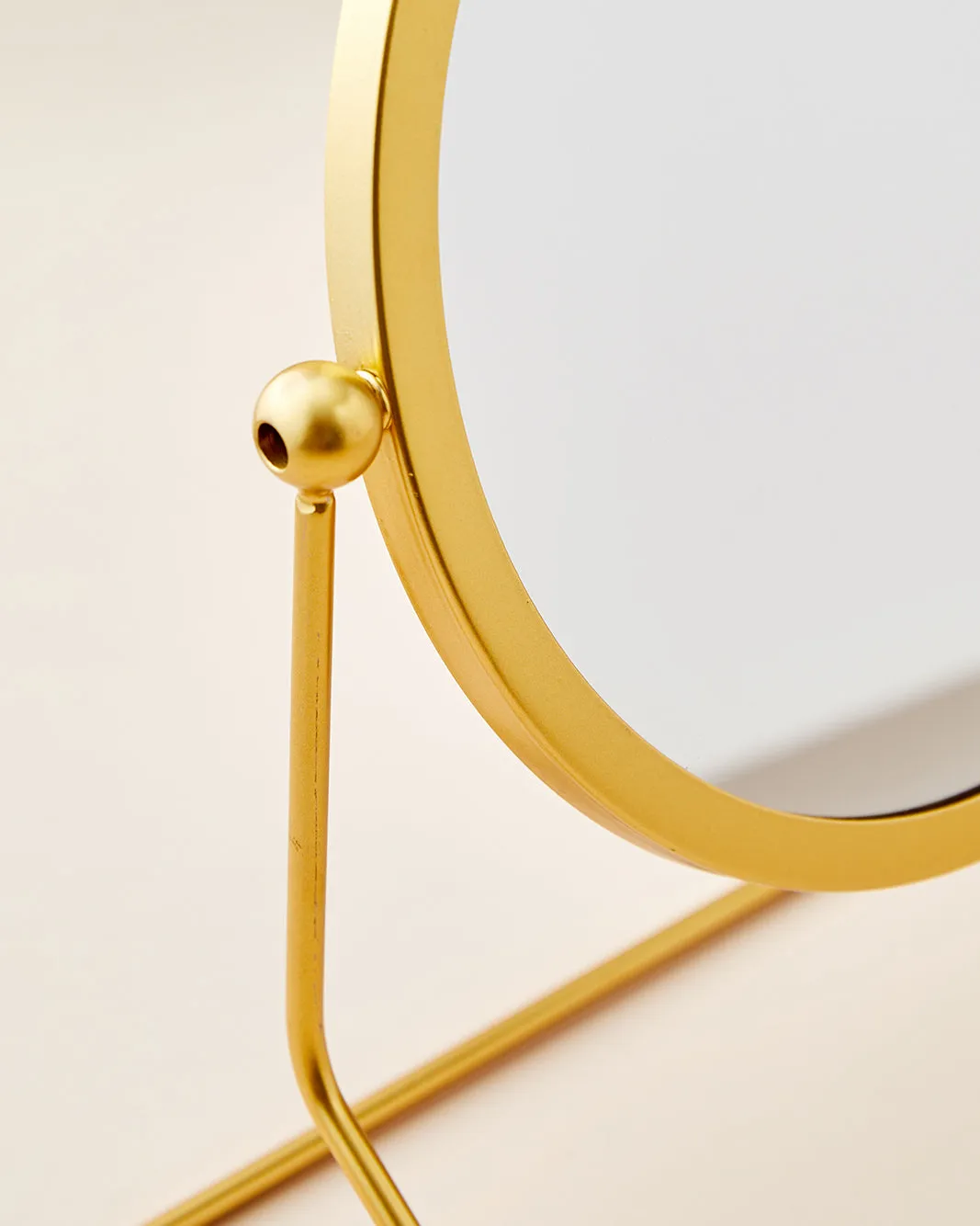 Gold Round Mirror sold by Redtag product image thumbnail 3