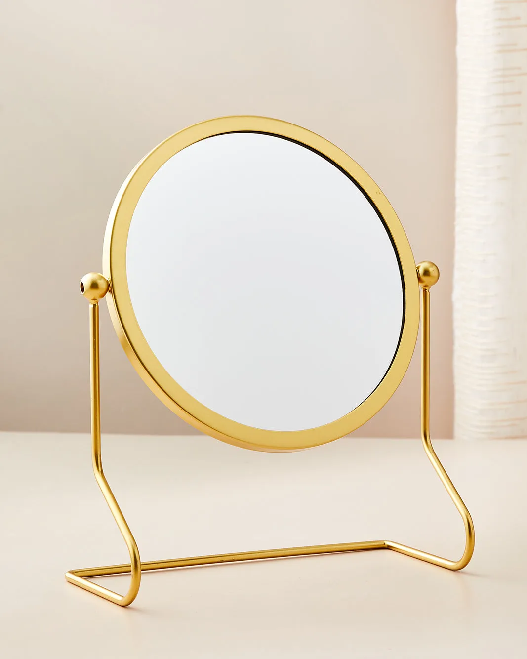 Gold Round Mirror sold by Redtag