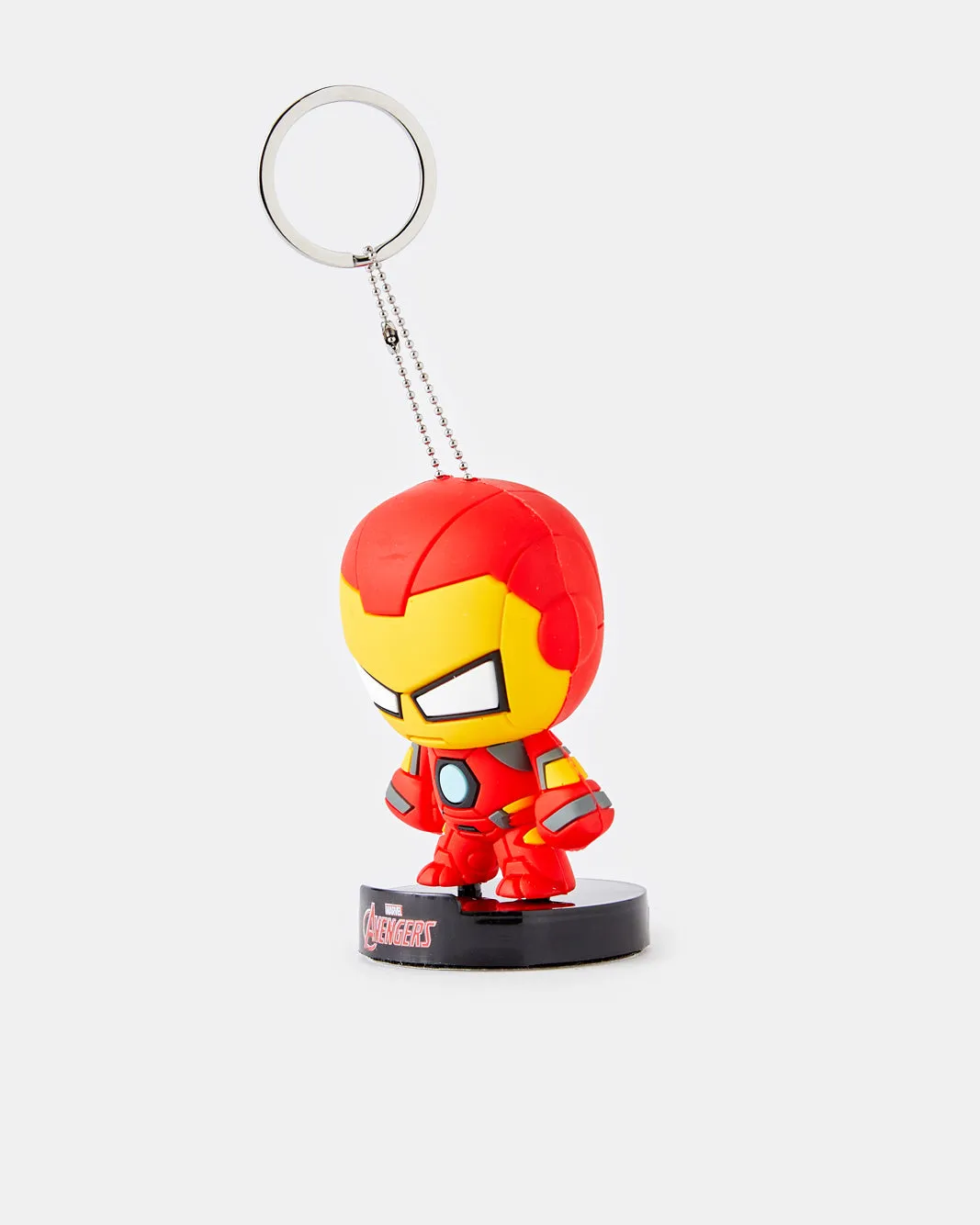 Red Marvel Drop Glue Iron Man Standing Figure Keychain sold by Redtag product image thumbnail 3