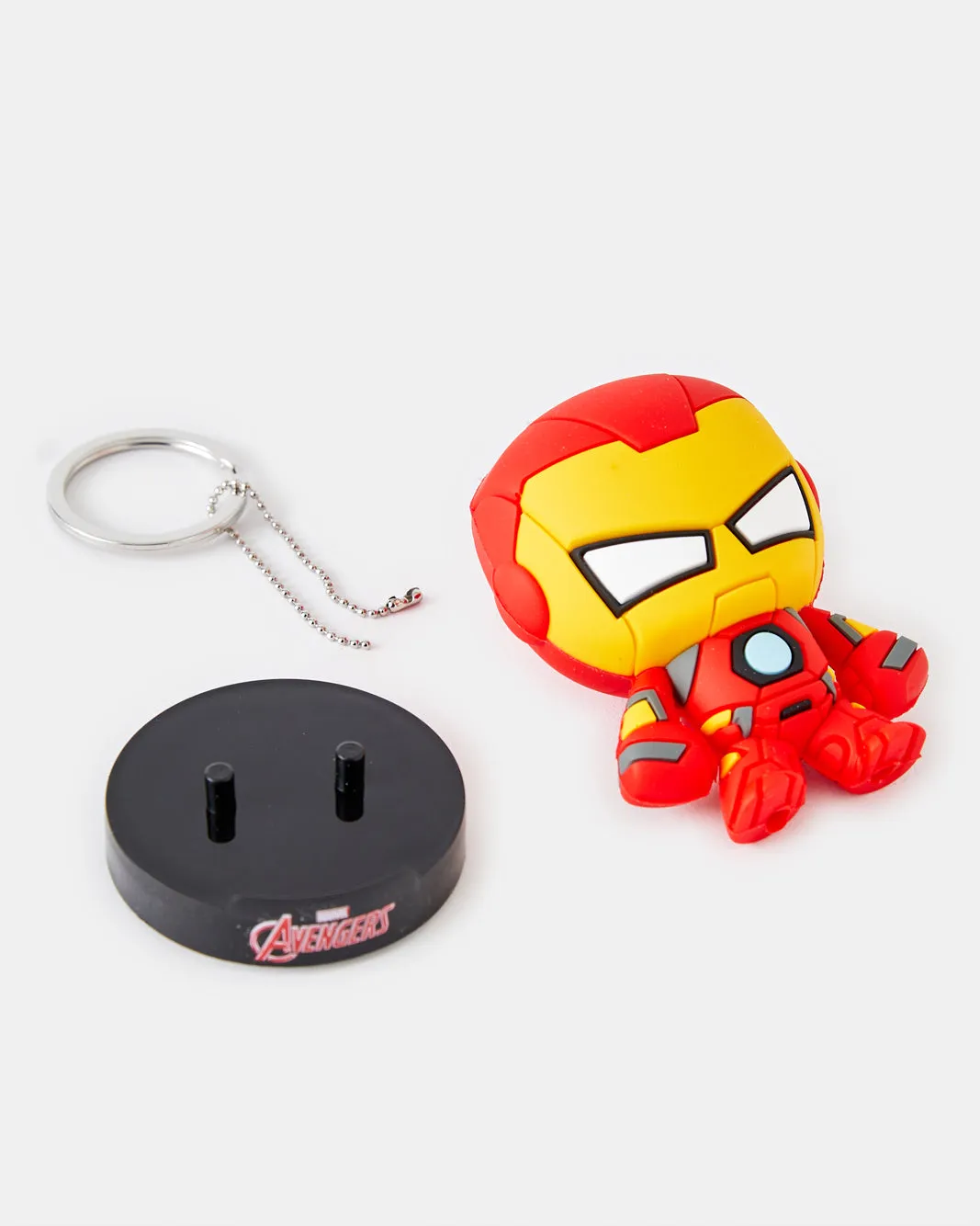 Red Marvel Drop Glue Iron Man Standing Figure Keychain sold by Redtag product image thumbnail 5