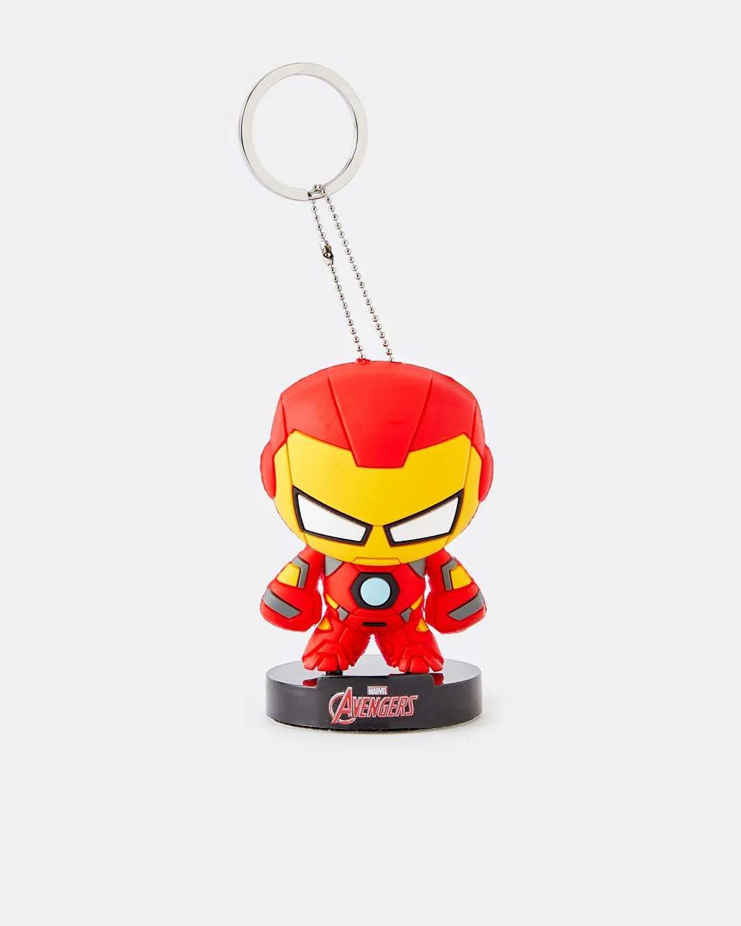 Red Marvel Drop Glue Iron Man Standing Figure Keychain sold by Redtag product image thumbnail 2