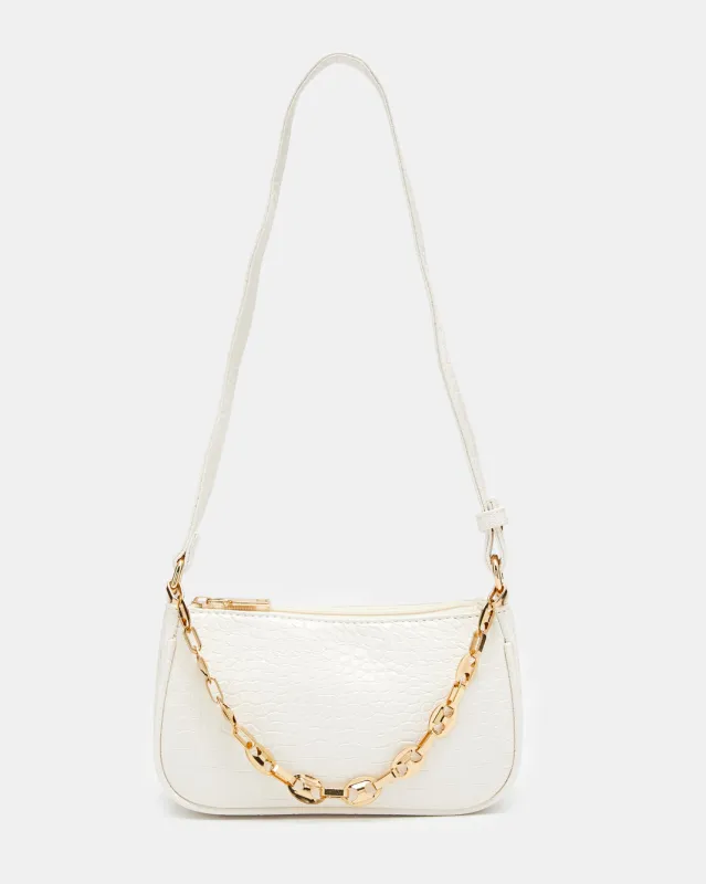 Women White Cross Body Bag sold by Redtag