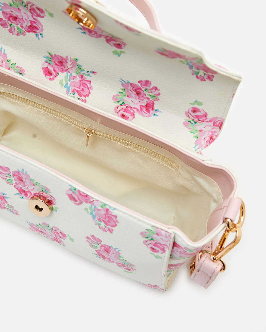 Girls White Printed Bag sold by Redtag product image thumbnail 4