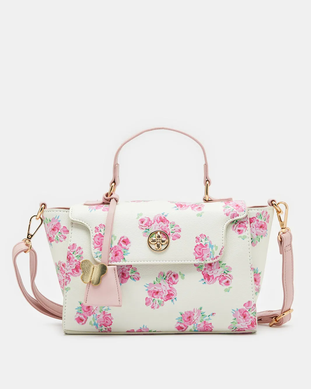 Girls White Printed Bag sold by Redtag