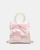 Pink Pearl Embellished Crossbody Bag sold by Redtag