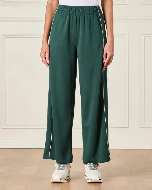 Women Green Wide Leg Active Pants sold by Redtag