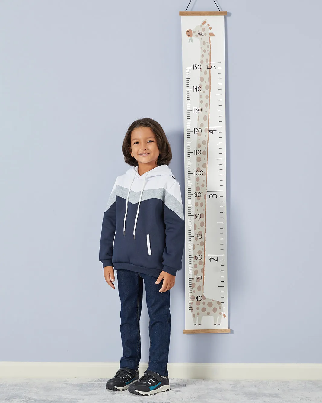 Boys Navy Hooded Sweatshirt sold by Redtag product image thumbnail 5