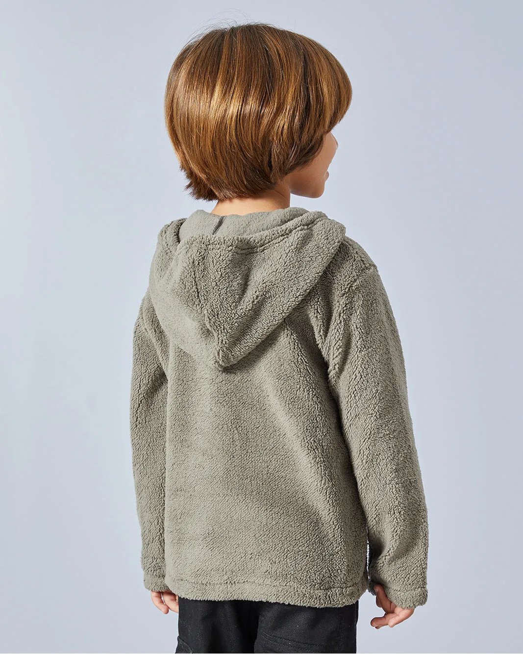 Boys Green Hooded Sweatshirt sold by Redtag product image thumbnail 3