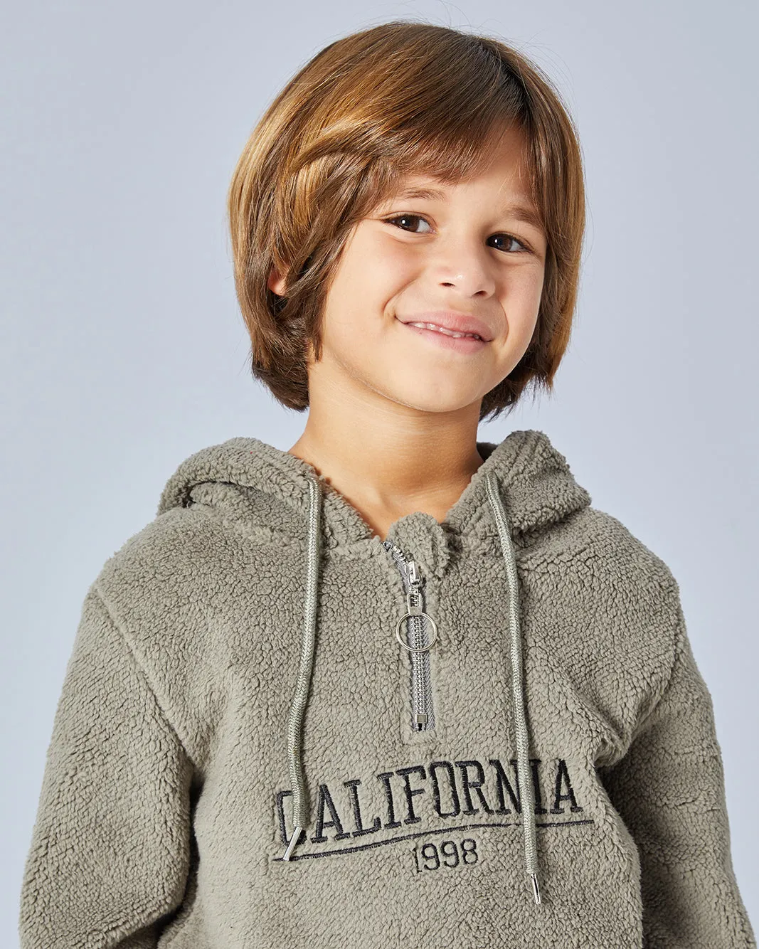 Boys Green Hooded Sweatshirt sold by Redtag product image thumbnail 4