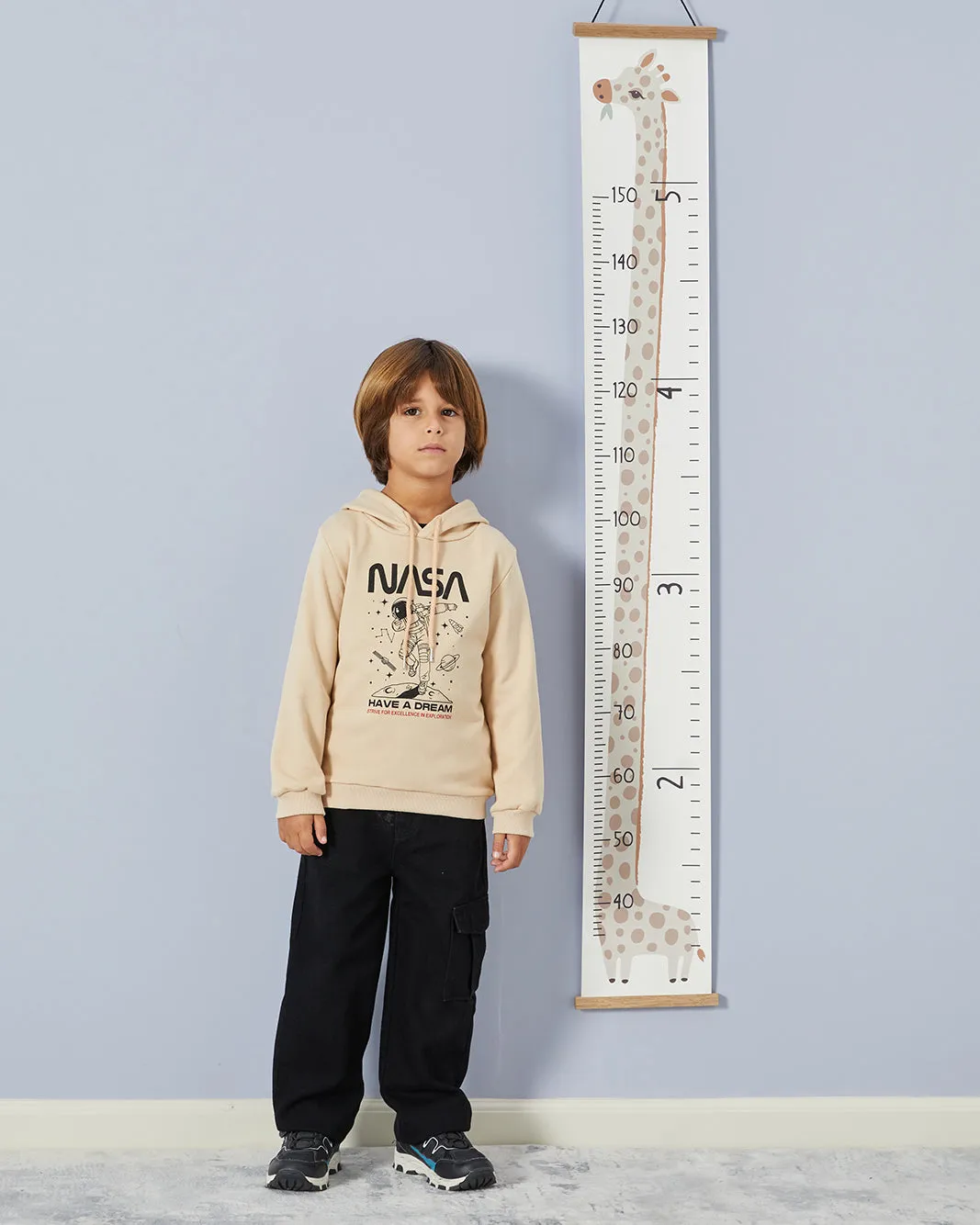 Boys Beige Hooded Nasa Print Sweatshirt sold by Redtag product image thumbnail 5