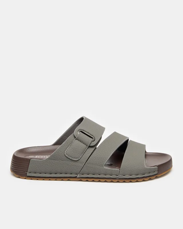 Men Grey Strappy Buckled Sandals sold by Redtag