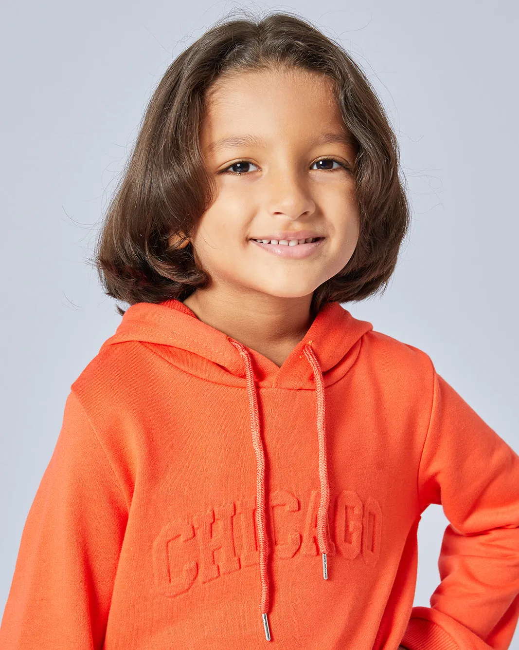 Boys Orange Printed Sweatshirt sold by Redtag product image thumbnail 4