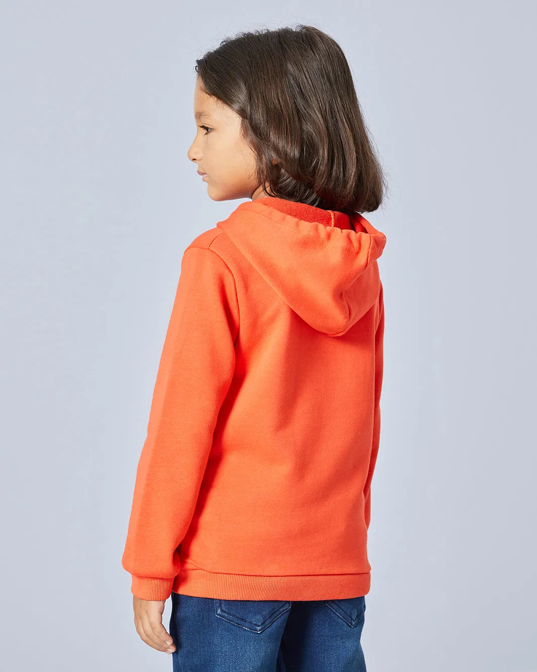 Boys Orange Printed Sweatshirt sold by Redtag product image thumbnail 3