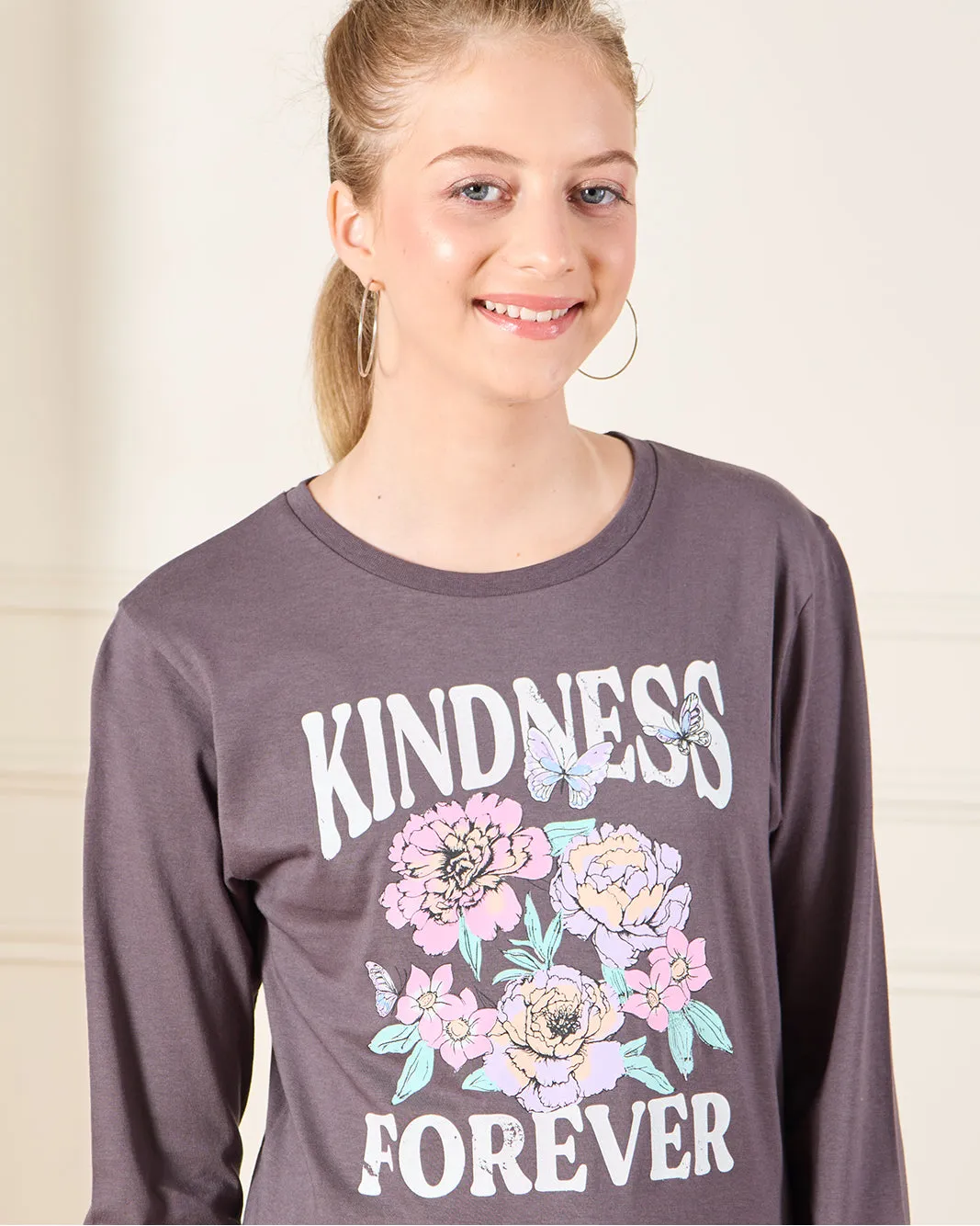 Senior Girls Brown Printed T-Shirt sold by Redtag product image thumbnail 4