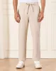 Men Beige Twill Relax Fit Track Pants sold by Redtag