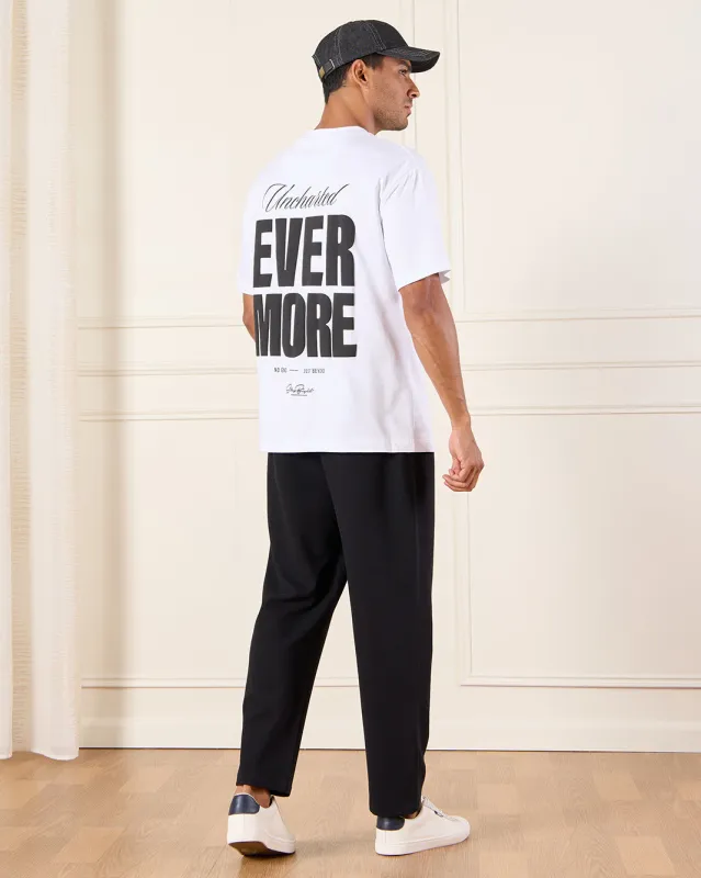 Men White Printed T-Shirt sold by Redtag