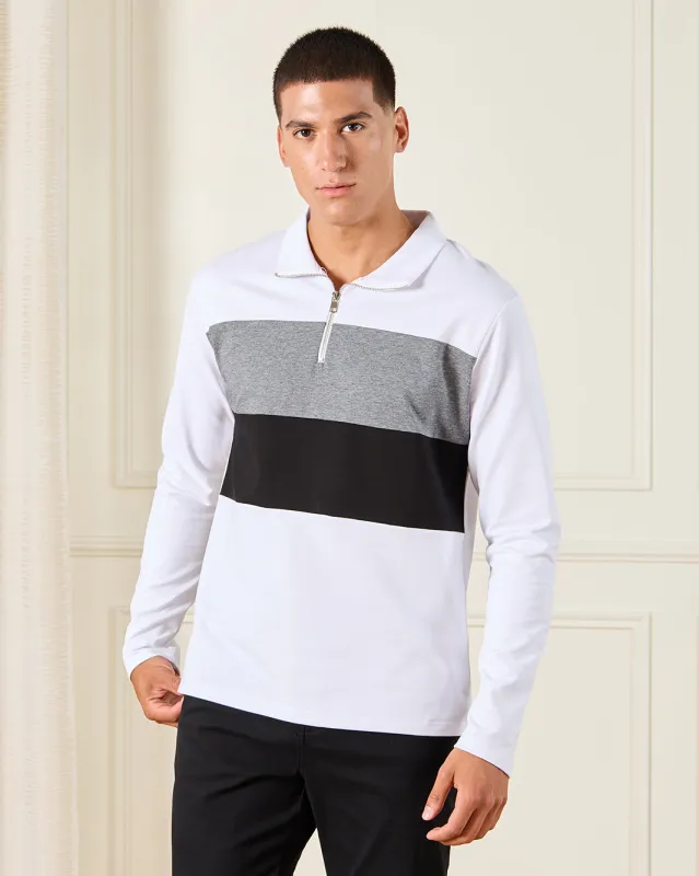 Men Assorted Plain Long Sleeves T-Shirt sold by Redtag