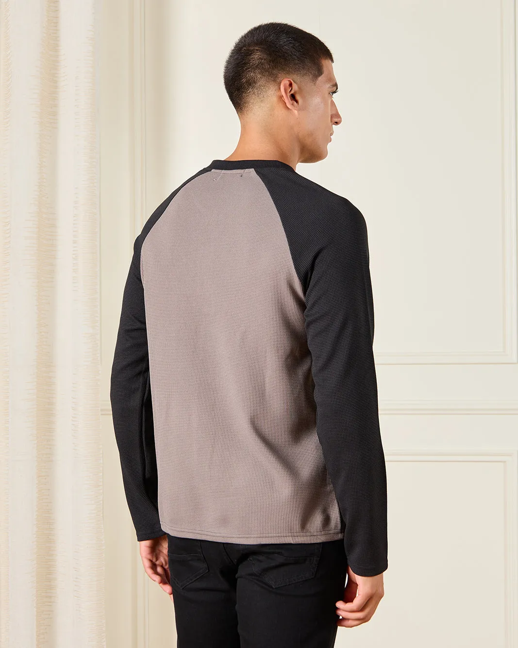 Men Assorted Plain Long Sleeves T-Shirt sold by Redtag product image thumbnail 3