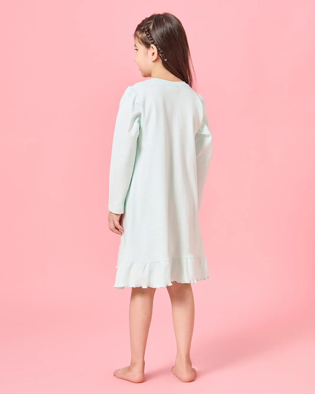 Girls Green Printed Nightshirt sold by Redtag product image thumbnail 3